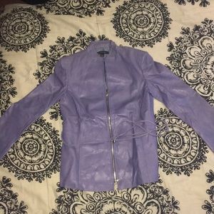 A Lafayette 148 New York leather jacket